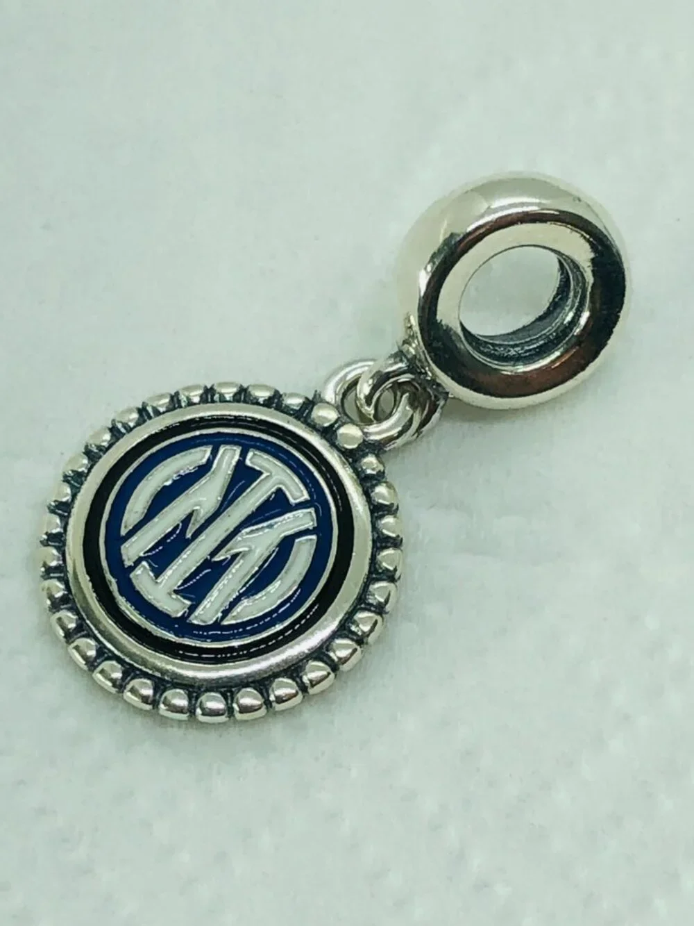 ✨ ✨Pandora Inter Milan Football Club Charm Pendant S925 Sterling Silver